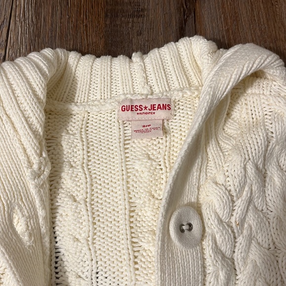 Guess 3/4 sleeves hooded sweater size S - Picture 2 of 6